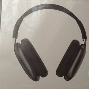 Max with Smart Case Wireless Over-Ear Headphones - Black